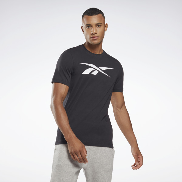 REEBOK GRAPHIC SERIES VECTOR T-SHIRT - SVARTIR